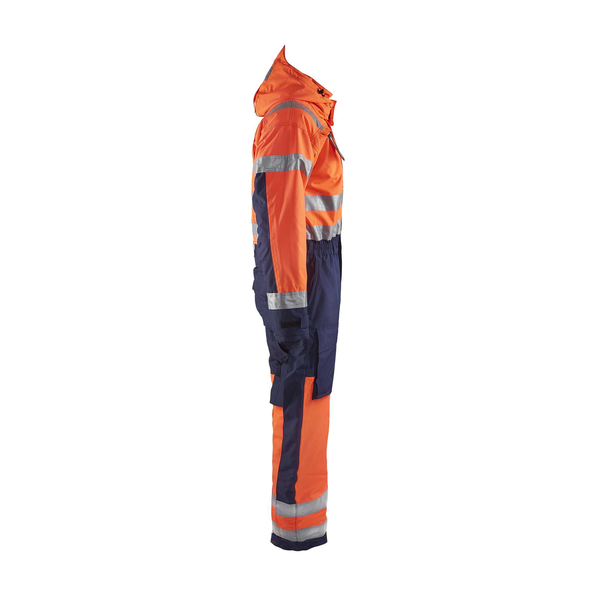 BLAKLADER 67631977 Hi Vis Winter Overall Hi Vis Reflective Work Overall Men - Waterproof